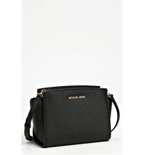 michael kors selma patchwork|Selma Medium Saffiano Leather Crossbody Bag .